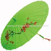 Mão feita artes guarda-chuva Parasol com costela de bambu images