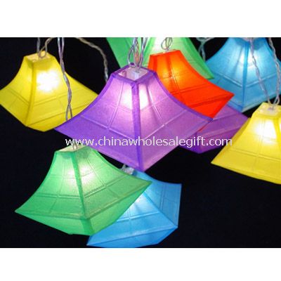 Pagoda form papir Lantern streng lys