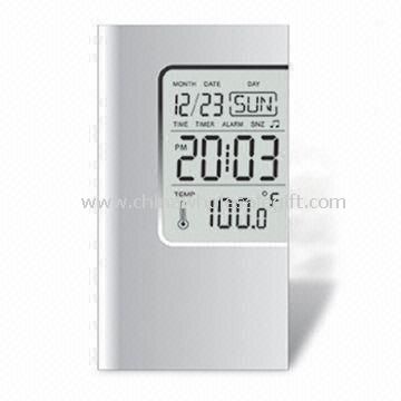 LCD Calendar Clock with Alarm and Temperature Function