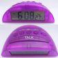 LCD Thermo Talking Clock small picture