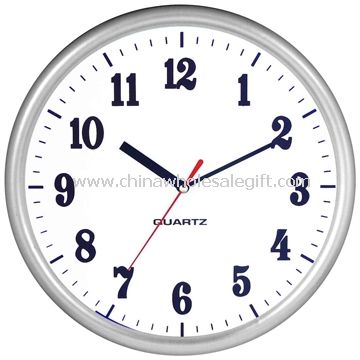 impresión de logotipo personalizado en dial de reloj de pared de plástico
