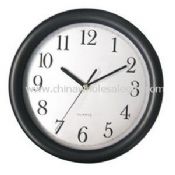 black frame with silver PVC dial wall clock images