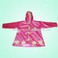 Women PVC Raincoat with Fleece Lining and Snap at Front Placket small picture