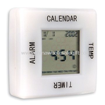 LCD Turning Table Clock