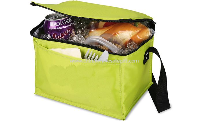 Nylon Insulated Six-Pack Cooler Bag