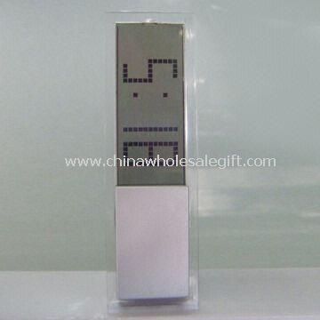 Promotional Simple Real-time Clock with LCD Full Transparent Display
