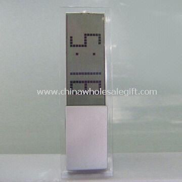 Promosi sederhana Real-time Clock dengan Display LCD Full transparan