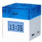 Reloj despertador digital con diseño cúbico de agua small picture
