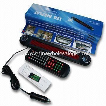 Tanda tampilan mobil LED dengan Remote Control