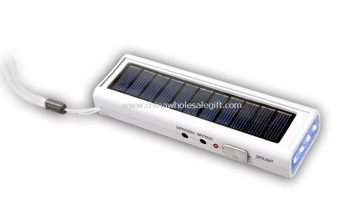 4 LED Solar Radio Flashlight