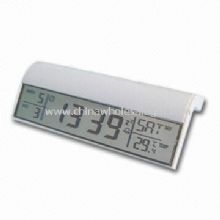Plastic LCD Clock with Large Space Printing images