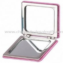 Square compact cosmetic mirror images