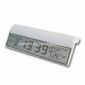 Plastic LCD Clock with Large Space Printing small picture