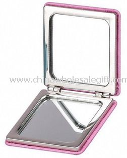 Square compact cosmetic mirror