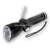 Crank Dynamo & Solar Flashlight with Radio and Mobilephone Charger images