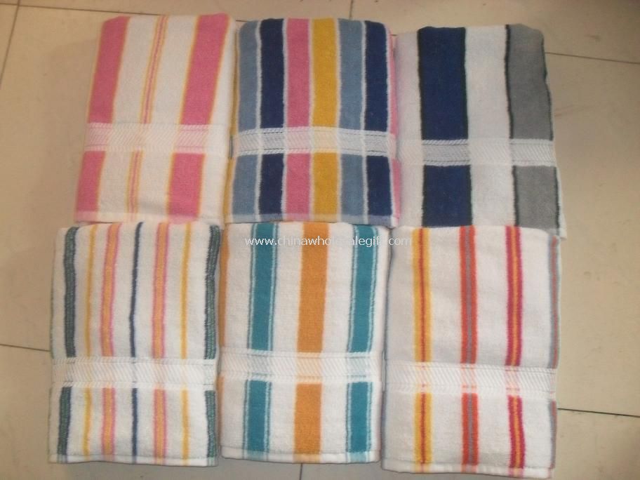 Toalha de banho yarn-Dyed