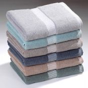 Plain Terry Towel With Dobby Border images