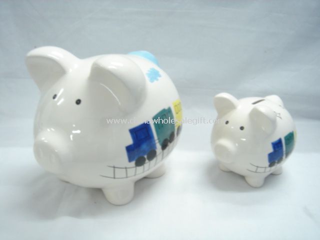 Keramisk maling Piggy Bank