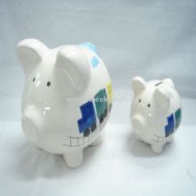Keramisk maling Piggy Bank images
