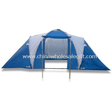 9 persona tenda familiare con 170T traspirante interno e 120gsm PE piano