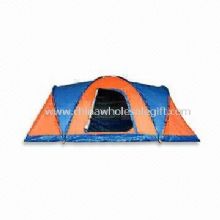 Family Tent with Sliver Coating and 180T Polyester Fly images