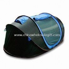 Pop-up Camping Tent Made of 1,000mm 1900T Polyester Material images