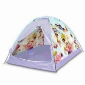 Tenda Dome bermain dengan lantai yang tahan air dibuat Polyester cocok untuk anak-anak images