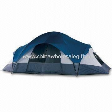 Two-layer Family Tent Made of Polyester Taffeta and Fiberglass