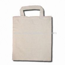 Cotton Calico Shopping Bag with Full Color Printing images