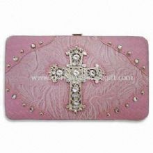 Fashionable Flat Wallet with Jesus Symbol Design on Front images