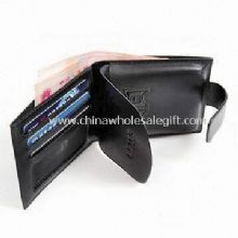 Mens Leather Wallet mit vielen Taschen images