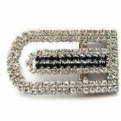 Belt Buckle Made of Rhinestone and Zinc Alloy images