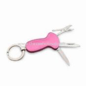 Multi-tool include coltello lama forbici Keyring e lama images