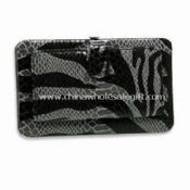 Womens Flat Wallet Made of PU, PVC or Genuine Leather images