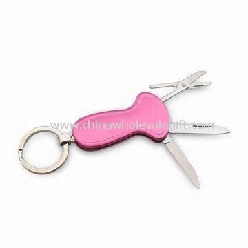 Multi-tool include coltello lama forbici Keyring e lama