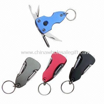 Multifunctional Keychain Tool with LED Torch