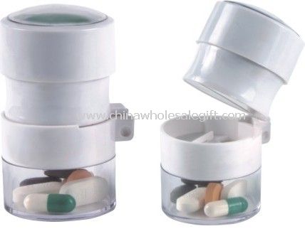 boîte à pilules ronde