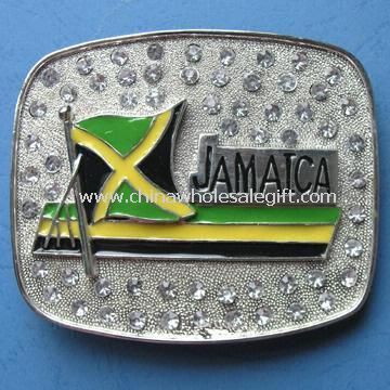 Stylish Belt Buckles with Rhinestones and Colorful Enamel