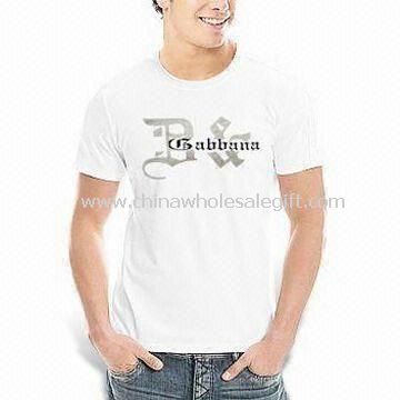 100% Cotton Mens T-shirt with Anti-pilling and Breathable Features