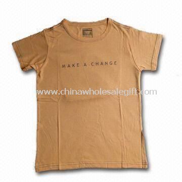 T-shirt bambou avec Composition de tissu de Jersey simple