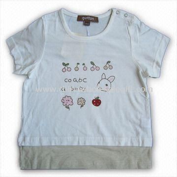 Miljøvennlig organisk og komfortable Baby bomull t-skjorte