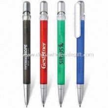 Nano Click Pen with Frosted Translucent Colors and Retractable Mechanism images