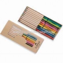 Crayons de cire non toxique et ensemble de crayon de couleur de 3,5 pouces images