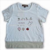 T-shirt de algodão eco-friendly orgânico e confortável bebê images