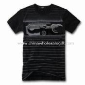 Mens High-quality T-shirt with Full Size Printing Logo and Shrink Resistance images