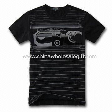 Mens qualitativ hochwertige T-shirt mit voller Größe drucken Logo und Shrink-Widerstand