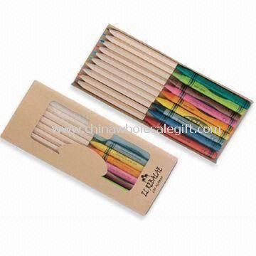Beracun lilin krayon dan 3,5 inci warna pensil Set