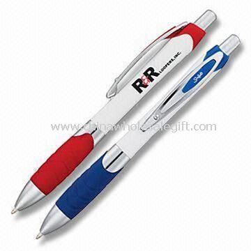 Scroll Click Ballpoint Pens with Comfortable Grip