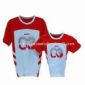 Far og sønner Sports T-shirt i fastede farve og skrumpe modstand small picture