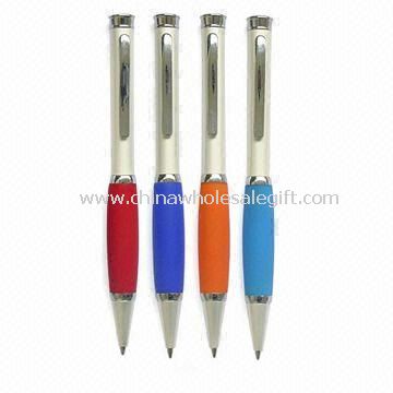 Twist and Click Action Ballpoint Pens Made of Metal